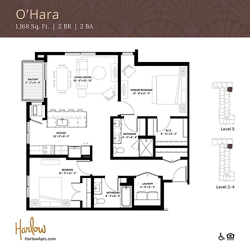 Floor plan O'Hara