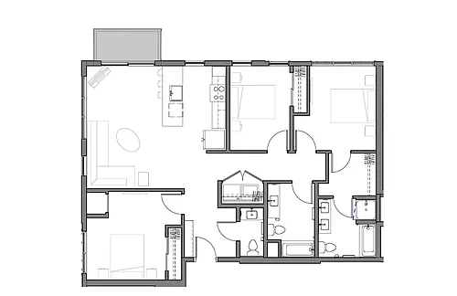 Floor plan The Lewis