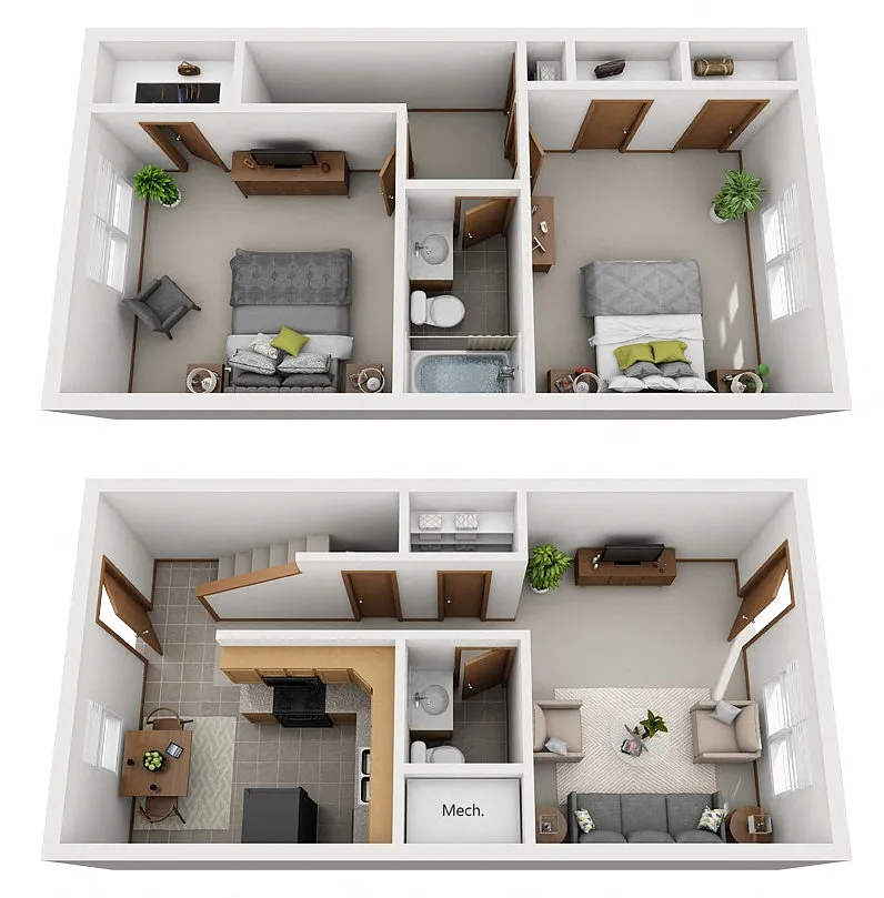 Floor plan The Miller