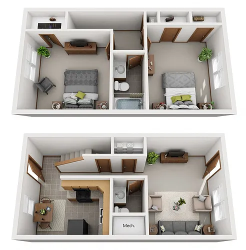 Floor plan The Miller