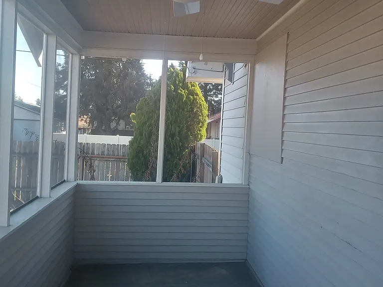 Screened in back porch