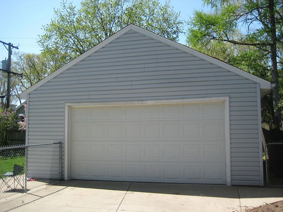 Large detached garage with office