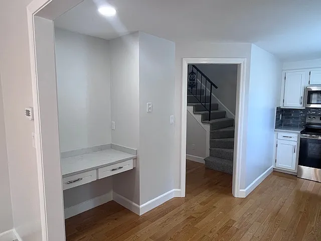 Built in desk