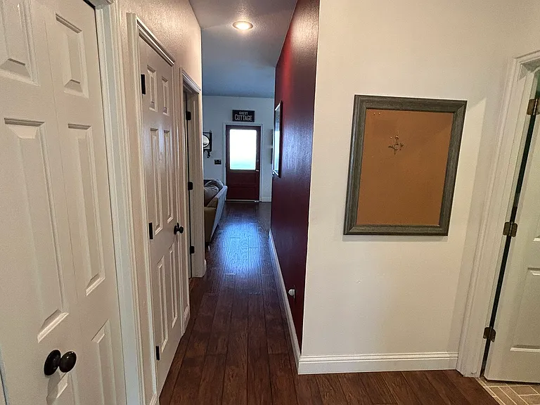 Hallway to Bedrooms, Laundry and Bathrooms