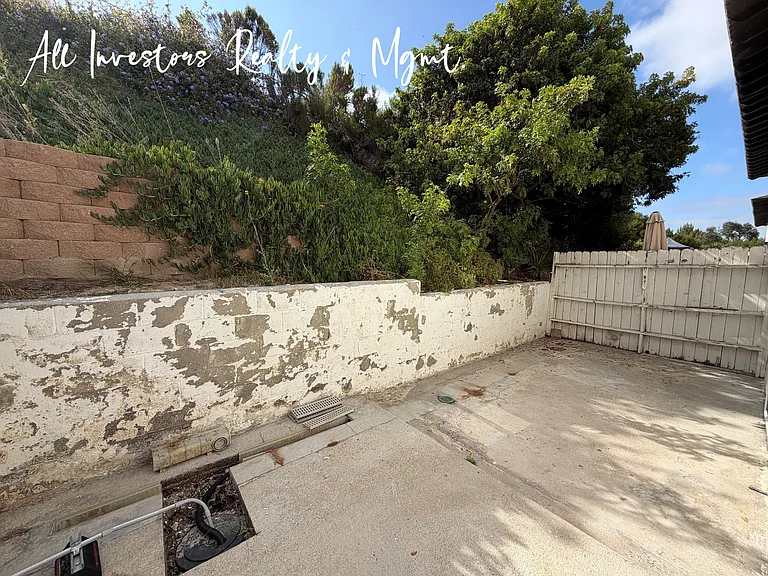 Private Rear Patio. 
 Under construction