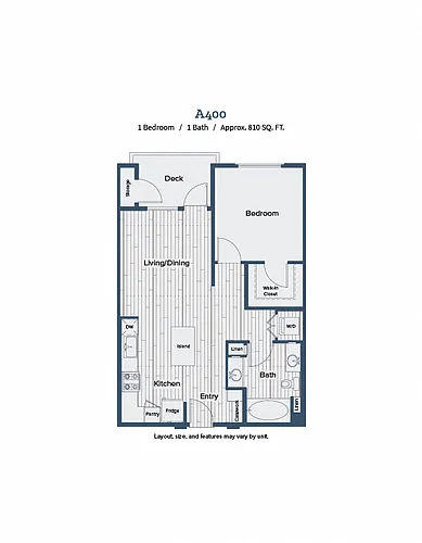 Floor plan A400