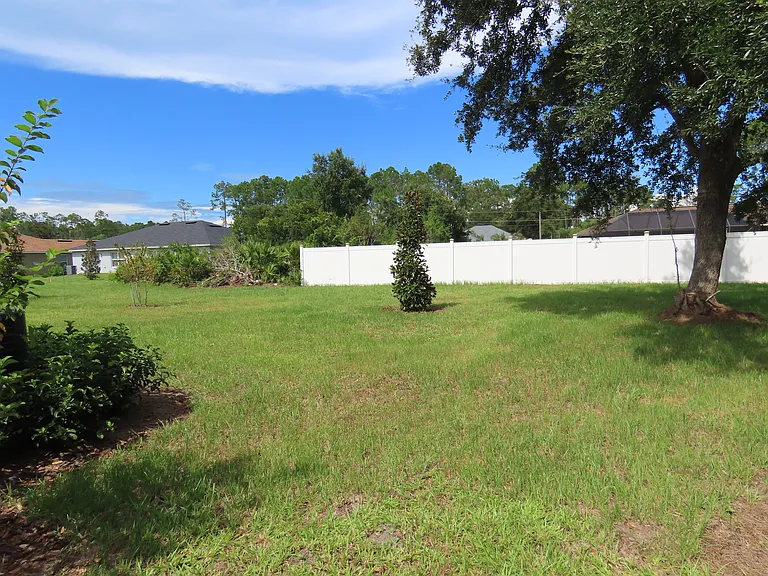 Backyard of 17 Riddle Dr. from slider