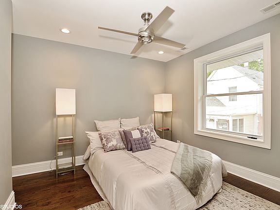 grey walls with white trim