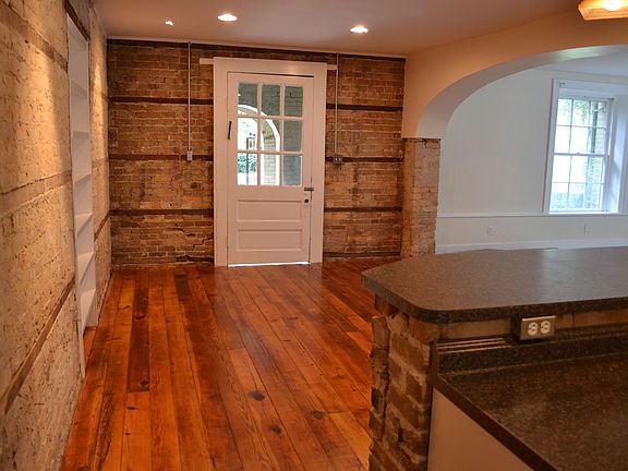 Antique heart pine floor