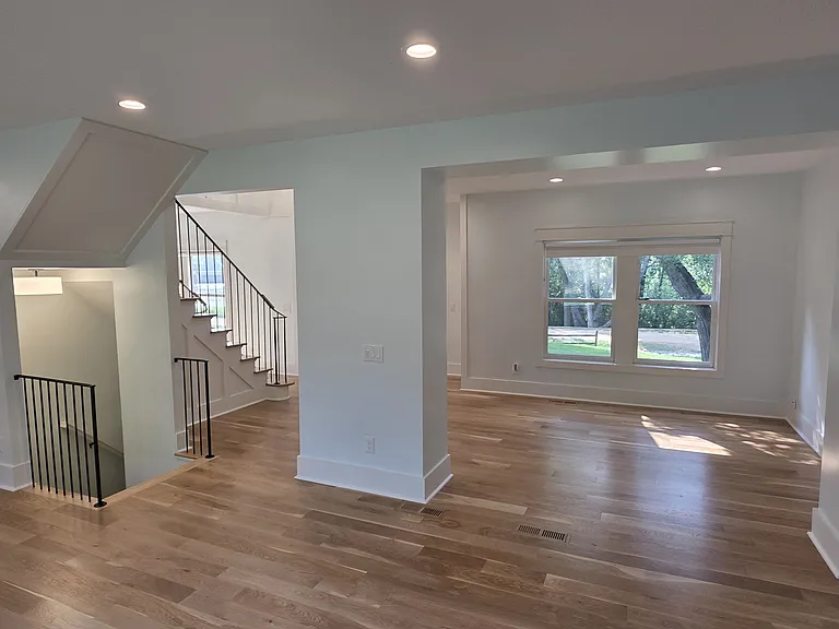 View from living room toward front.