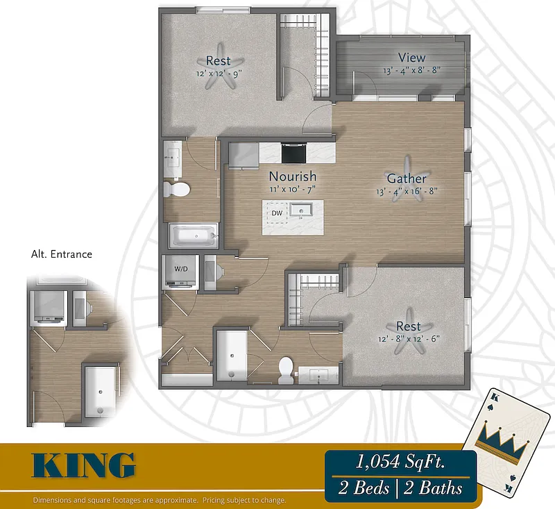 Floor plan King