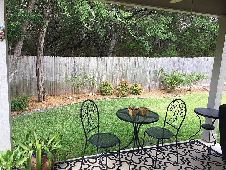 View from back door