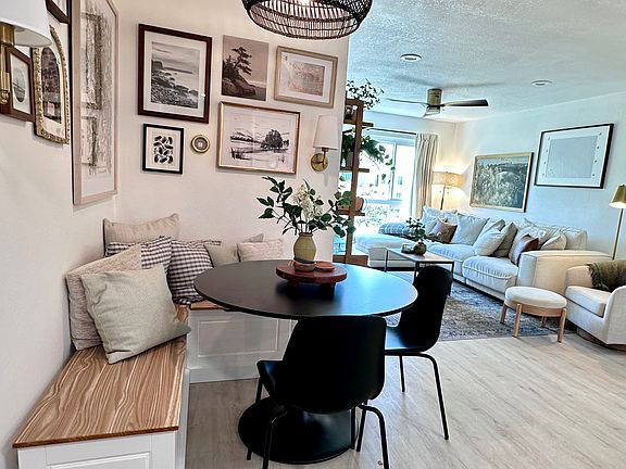 Dining and living area view from entry (unit unfurnished)