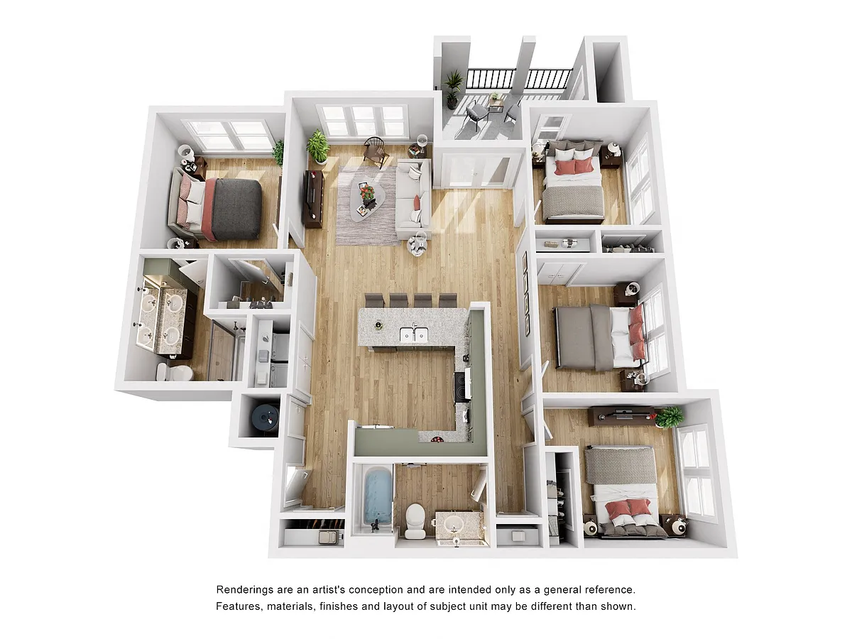 Floor plan D1