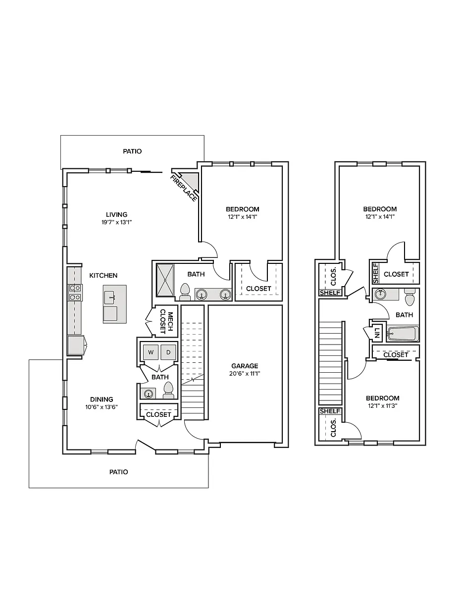 Floor plan TH4