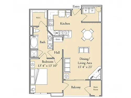 Floor plan 1 - Dahlia