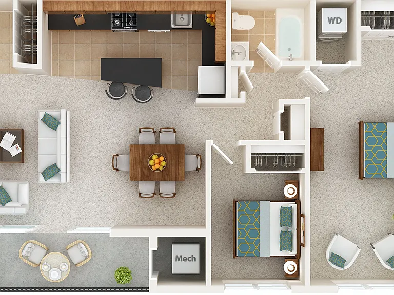 Spa Cove Apartments — Photo 37