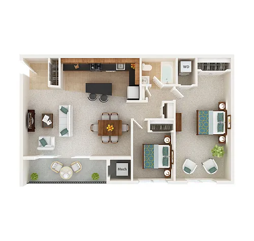 Floor plan South