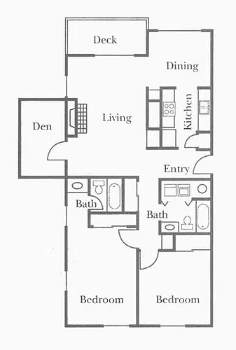 Floor plan The Carriage House
