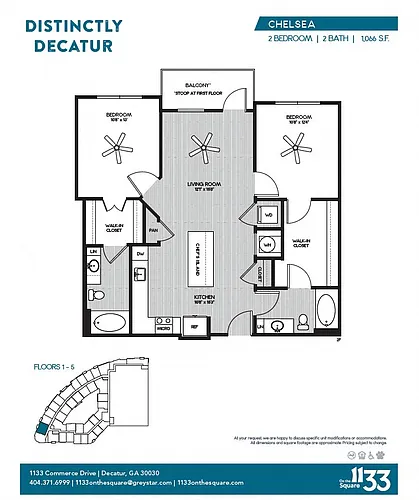 Floor plan 2F Chelsea