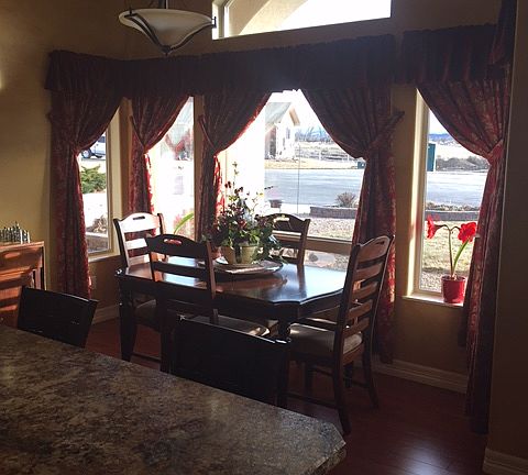 Dining from outside Kitchen