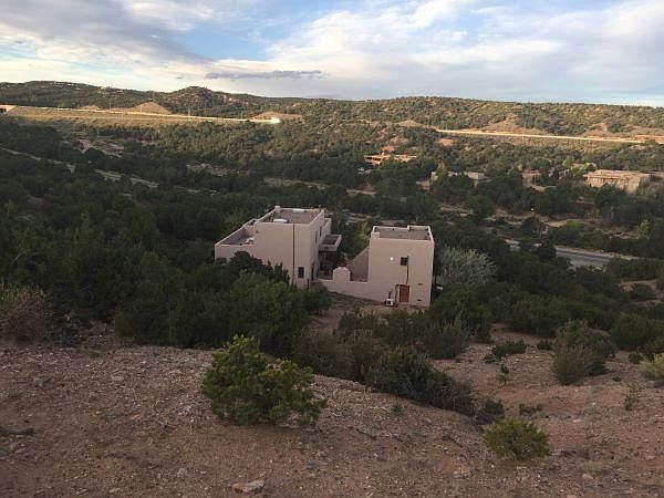 View from ridge above house.