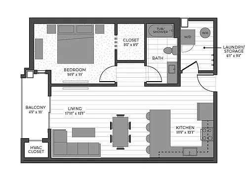 Floor plan Plan I