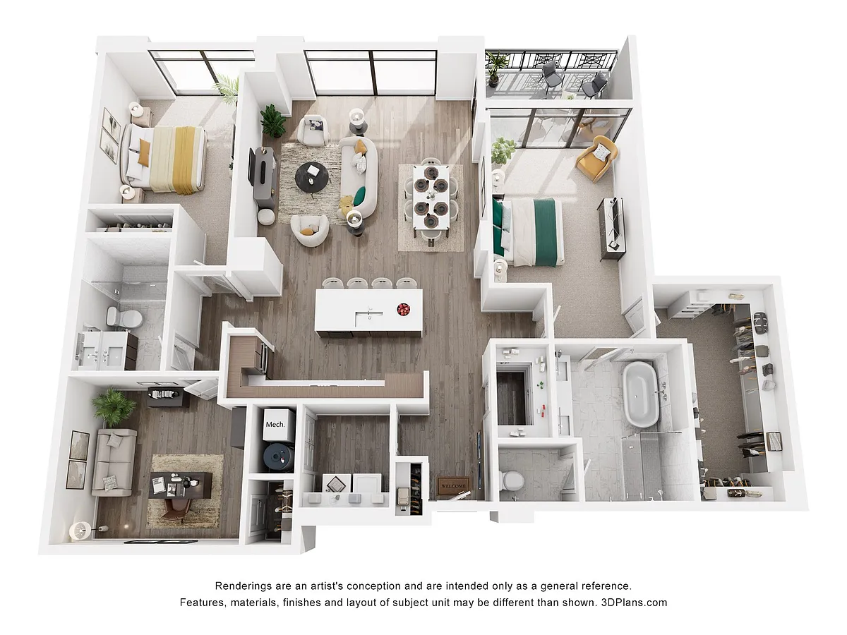 Floor plan Magnolia II w/ Den
