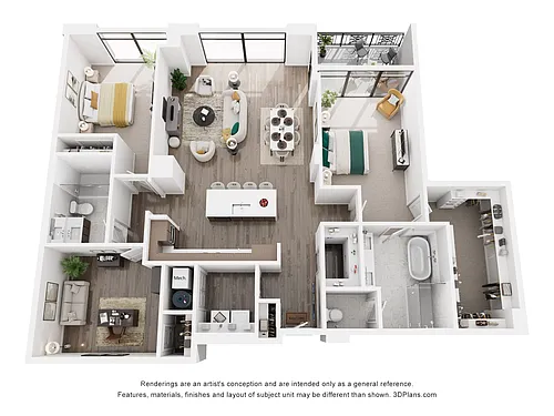 Floor plan Magnolia II w/ Den