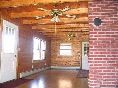 Living area into kitchen
