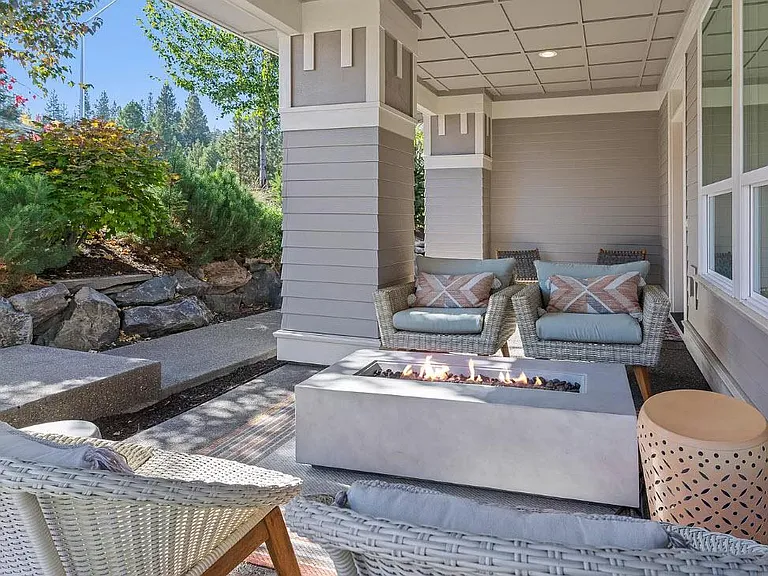 Nice sized front patio for relaxing and entertaining