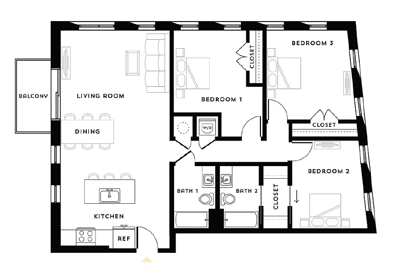 Floor plan C1 815 Collection