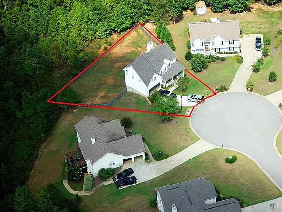 Aerial view of home