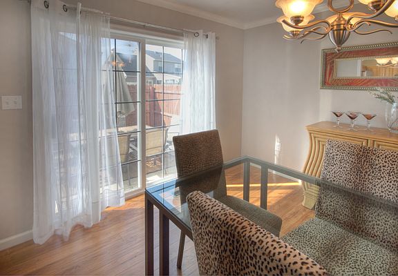 Dining room adj. to patio