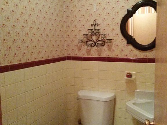 Small half bath on main level
