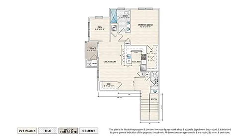 Floor plan The Allegheny (BG-A)