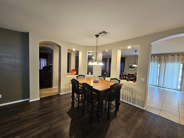 Formal Dining with New Pergo Flooring