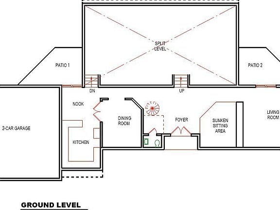 Ground Level Floor Plan