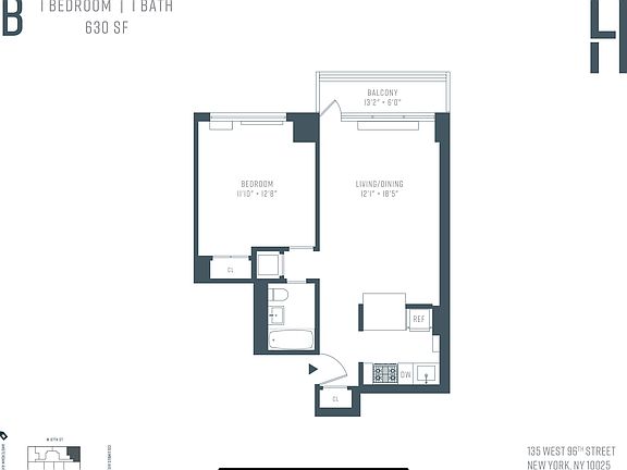 2nd image of 135 W 96th St APT 4b