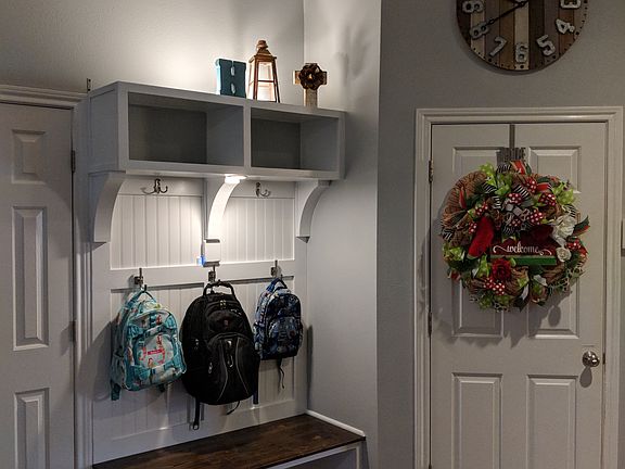 Custom mud room