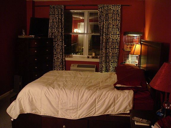 The master bedroom.