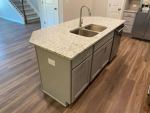 Kitchen Sink, Cabinets, and Dishwasher