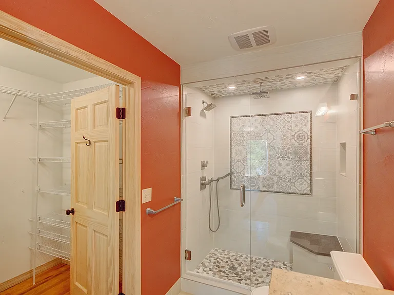 Large custom shower
