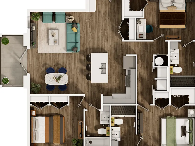Three bedroom two bathroom Three bedroom two bathroom
