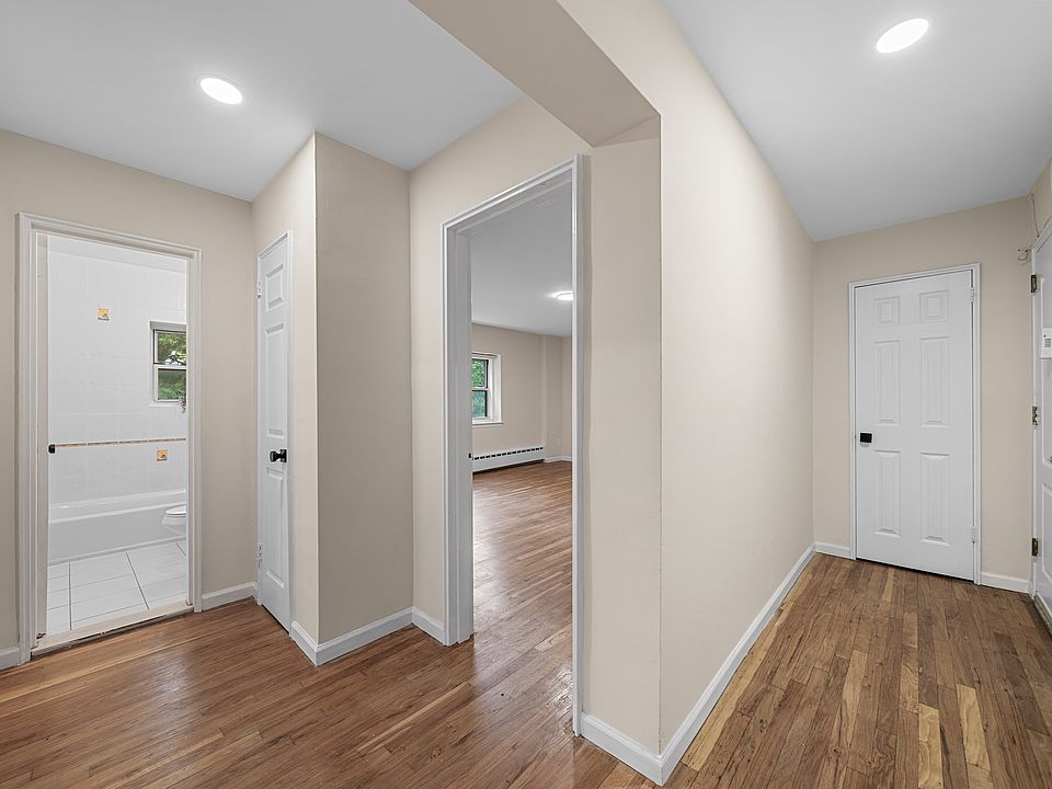 hallway from Entrance with coat closet