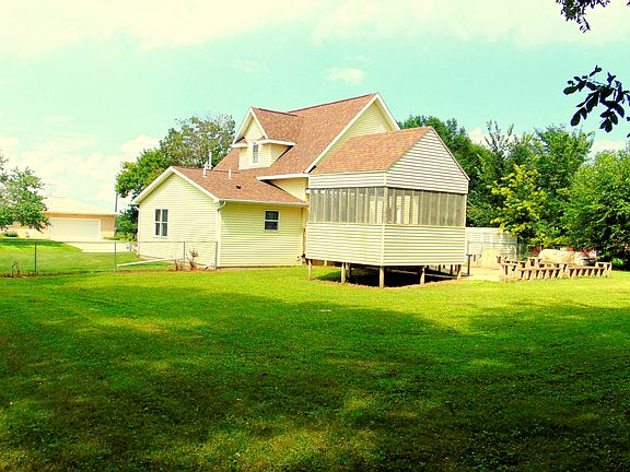 Large fenced yard
