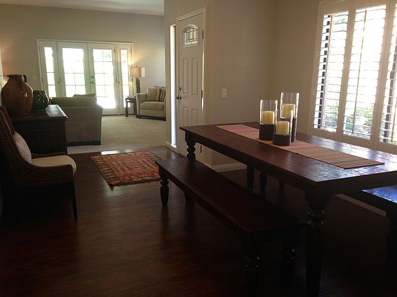 Dining area into living rm