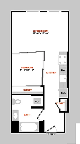 Floor plan Plan 1A