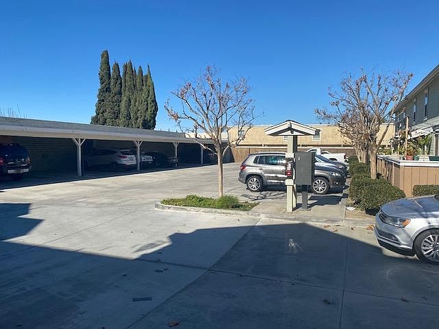 Parking and carport area