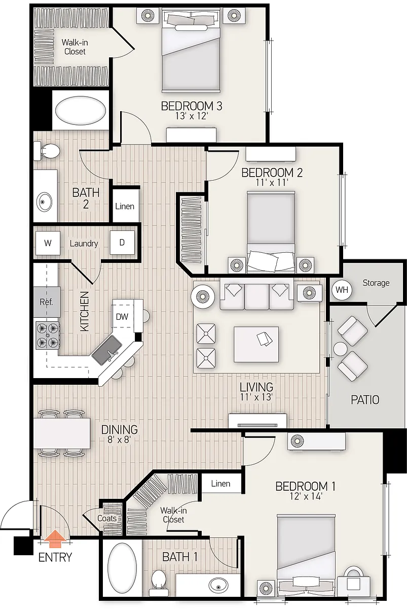 Floor plan Plan F